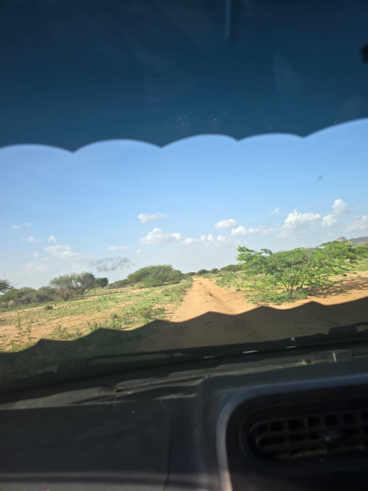 Road access into the project area in Samburu and Marsabit